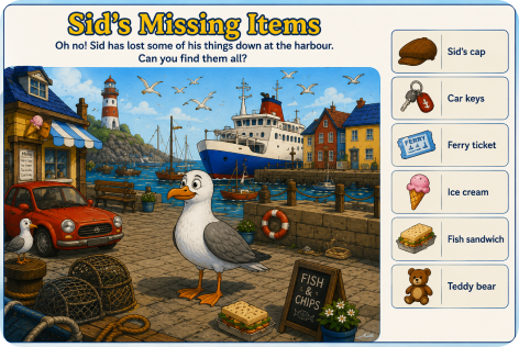Sid's missing items preview